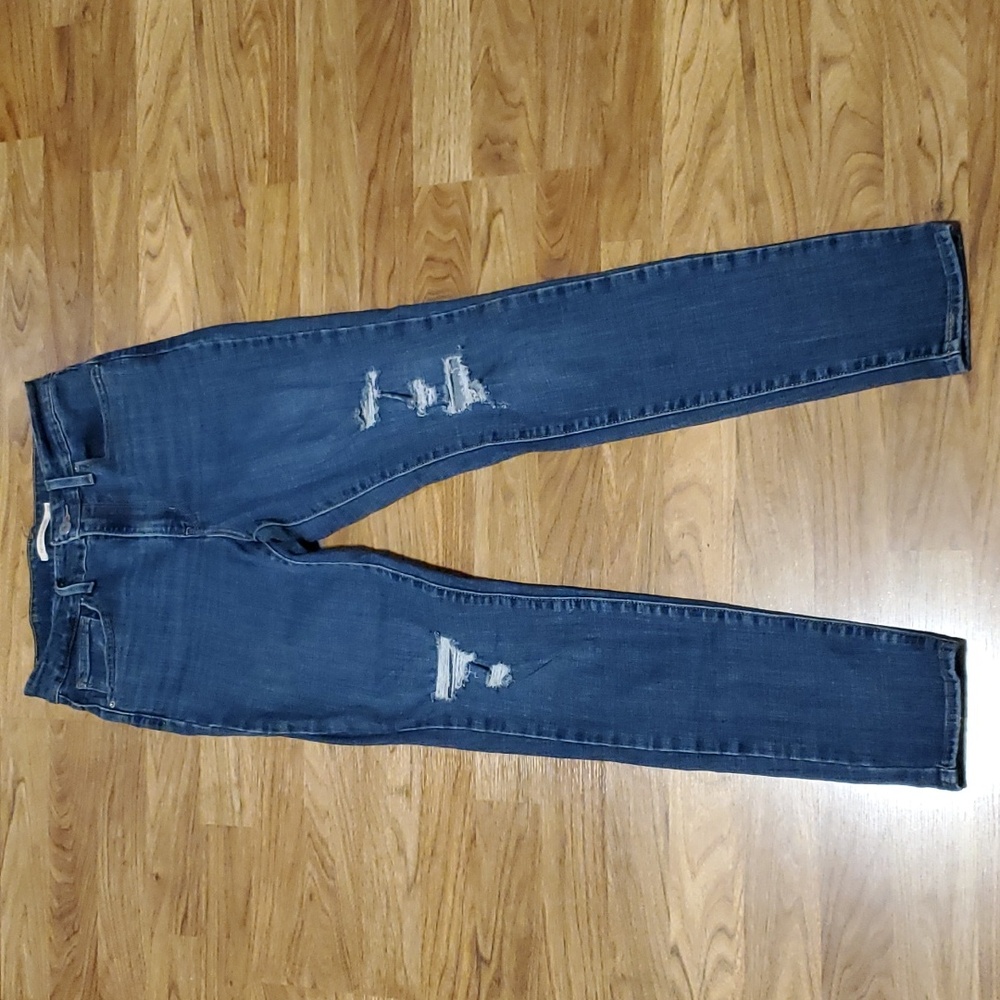 Levi's 721 High Rise Skinny Womens Distressed Jeans Size 28 (Length 30)